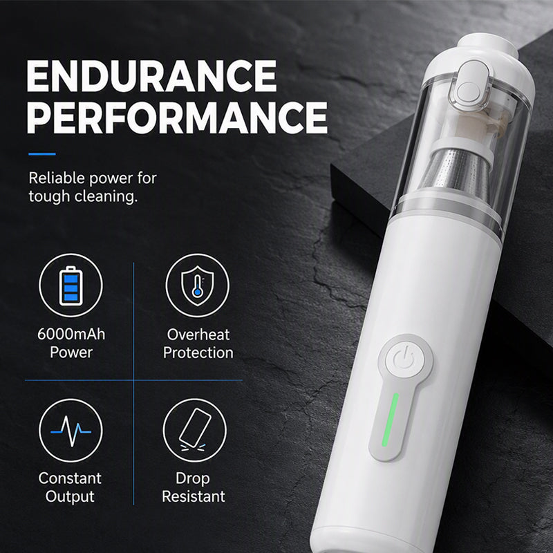 🚗 PROMO FLASH : 50% DE RÉDUCTION ! 💨 Aspirateur Voiture Sans Fil – ABS – 20 000 Pa & 6 000 mAh for Nettoyage Intérieur & Voyage 🧹