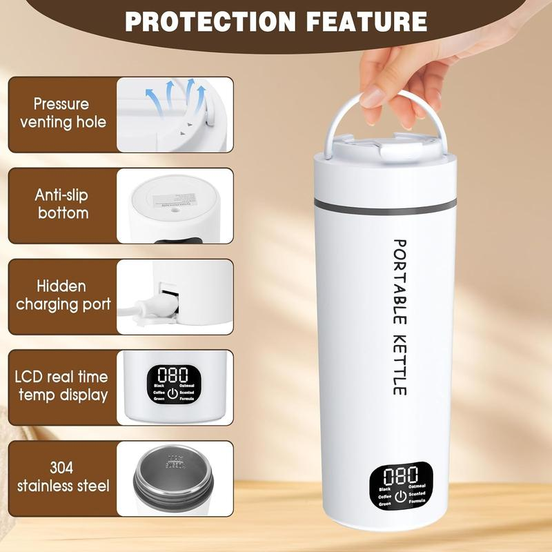 🔥50% DE RÉDUCTION Offre Limitée💧Bouilloire Électrique Portable avec Contrôle de Température