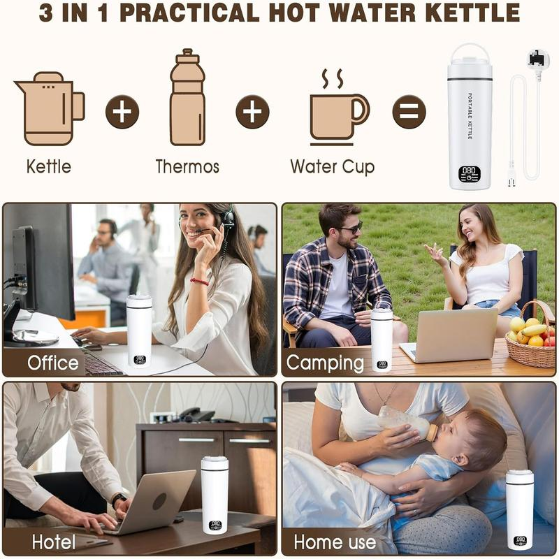 🔥50% DE RÉDUCTION Offre Limitée💧Bouilloire Électrique Portable avec Contrôle de Température