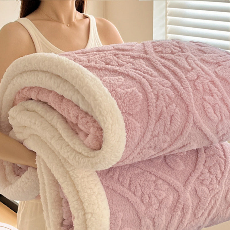 📢📢50% DE RÉDUCTION !! ⏰ Plaid Fleuri Chaud et Douillet