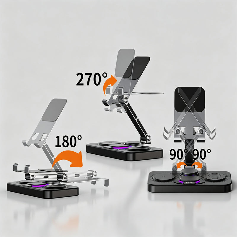 📱 PROMO FLASH : 50% DE RÉDUCTION ! ⏰ Station de Charge Sans Fil – Alliage d'Aluminium – 4-en-1 Magnétique & Pliable for Smartphone & Montre & Écouteurs 🔋