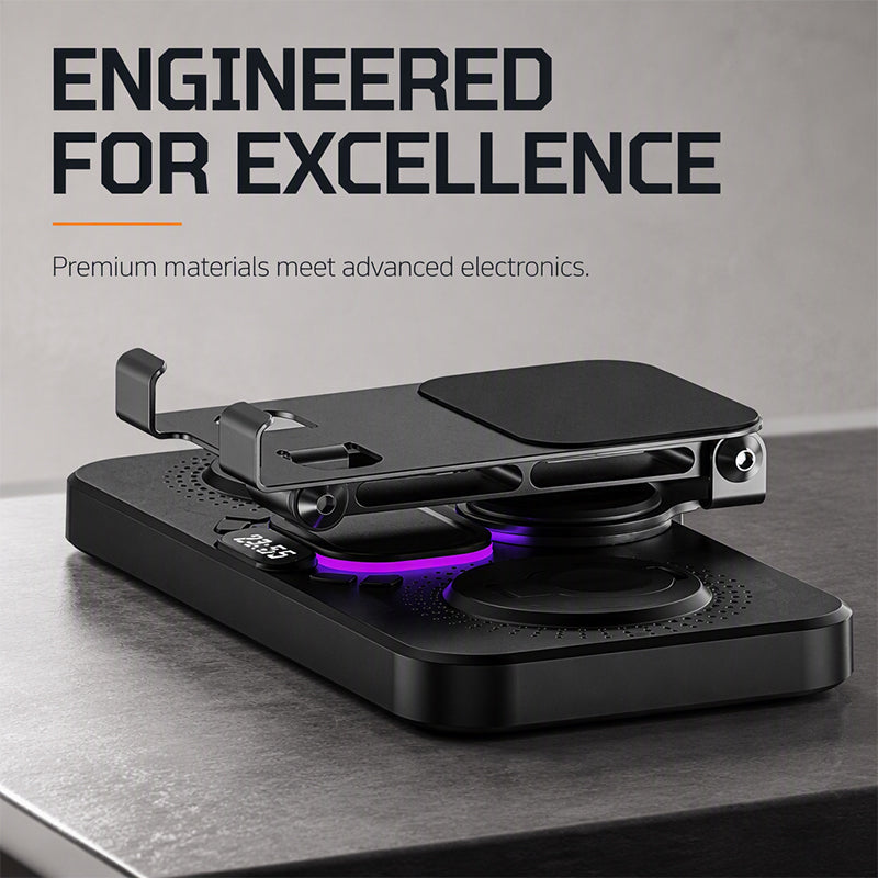📱 PROMO FLASH : 50% DE RÉDUCTION ! ⏰ Station de Charge Sans Fil – Alliage d'Aluminium – 4-en-1 Magnétique & Pliable for Smartphone & Montre & Écouteurs 🔋