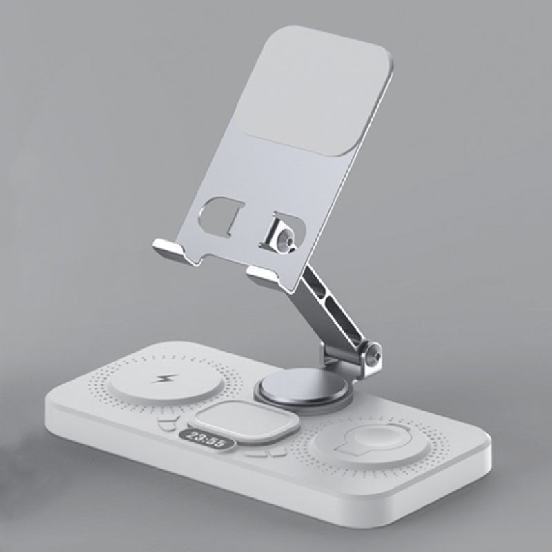 📱 PROMO FLASH : 50% DE RÉDUCTION ! ⏰ Station de Charge Sans Fil – Alliage d'Aluminium – 4-en-1 Magnétique & Pliable for Smartphone & Montre & Écouteurs 🔋
