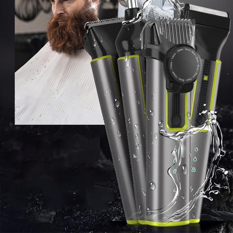 ✂️ PROMO LIMITÉE 50% DE RÉDUCTION ! ✨ Ensemble de tondeuses à cheveux électriques 4‑en‑1 – Polyvalent, Pratique, Durable 🧴