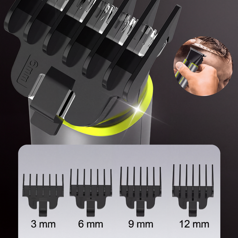 ✂️ PROMO LIMITÉE 50% DE RÉDUCTION ! ✨ Ensemble de tondeuses à cheveux électriques 4‑en‑1 – Polyvalent, Pratique, Durable 🧴