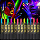 🌟 PROMO FLASH : 50% DE RÉDUCTION ! ✨ Crayons Luminescents Peinture Corporelle – Hydrosoluble & UV Fluorescent – 98% Lavables for Fêtes & Halloween 🎭