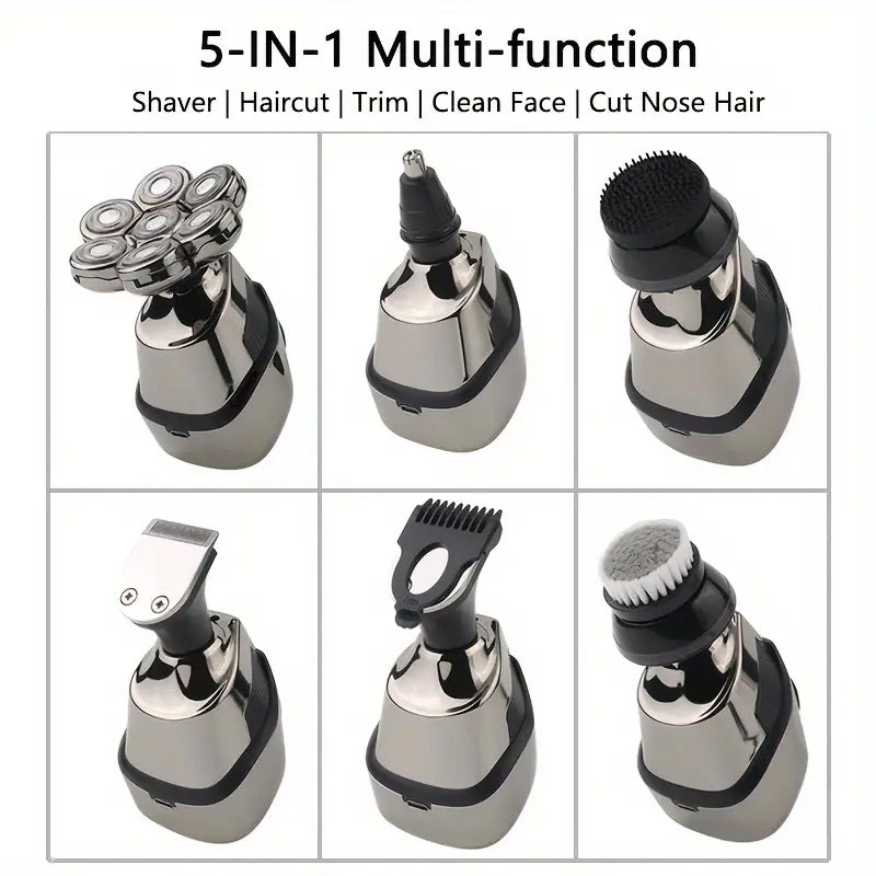 7D Waterproof Head Shaver Kit for Bald Men