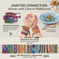 🎀 PROMO FLASH : 50% DE RÉDUCTION ! 🧵 Kit de Fabrication de Bracelets DIY pour Enfants – Tissage Créatif & Perles Colorées – 6 Styles Disponibles for Loisirs Créatifs ✨