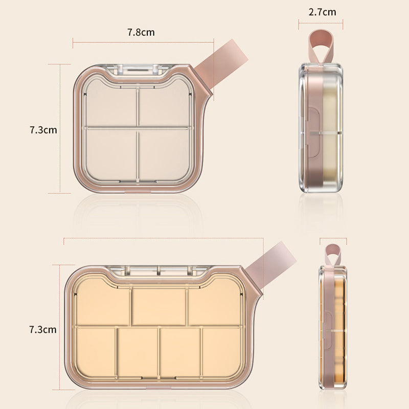 💊 PROMO FLASH : 50% DE RÉDUCTION ! Pilulier Portable Multi-Compartiments – 4 ou 7 Cases, Joint Silicone & PC Durable – 5 Couleurs for Quotidien & Voyage ✨