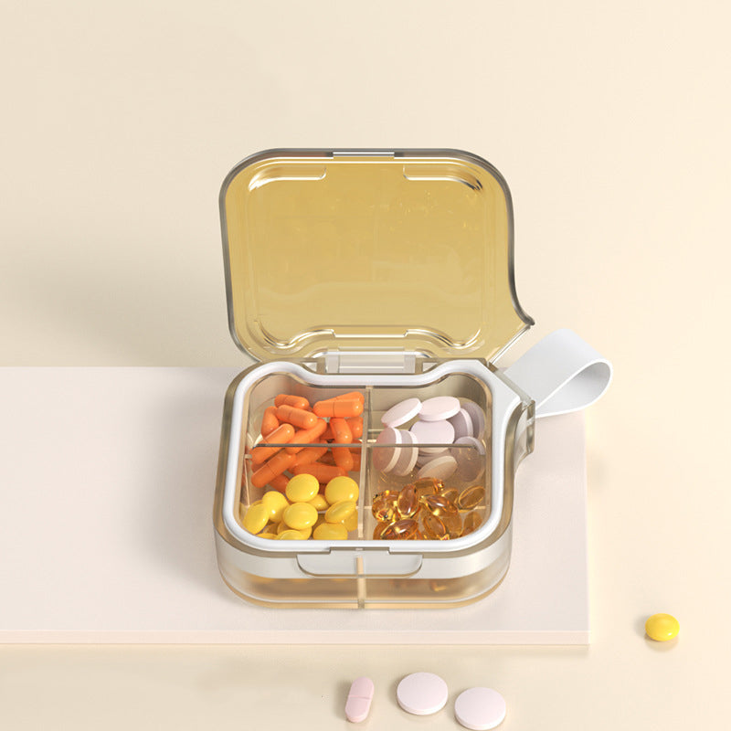 💊 PROMO FLASH : 50% DE RÉDUCTION ! Pilulier Portable Multi-Compartiments – 4 ou 7 Cases, Joint Silicone & PC Durable – 5 Couleurs for Quotidien & Voyage ✨