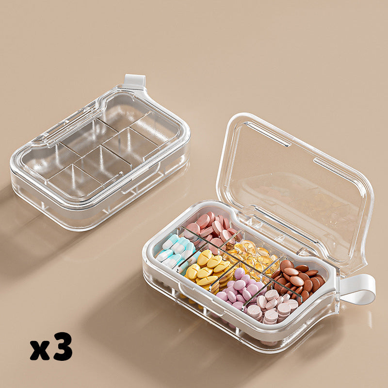 💊 PROMO FLASH : 50% DE RÉDUCTION ! Pilulier Portable Multi-Compartiments – 4 ou 7 Cases, Joint Silicone & PC Durable – 5 Couleurs for Quotidien & Voyage ✨