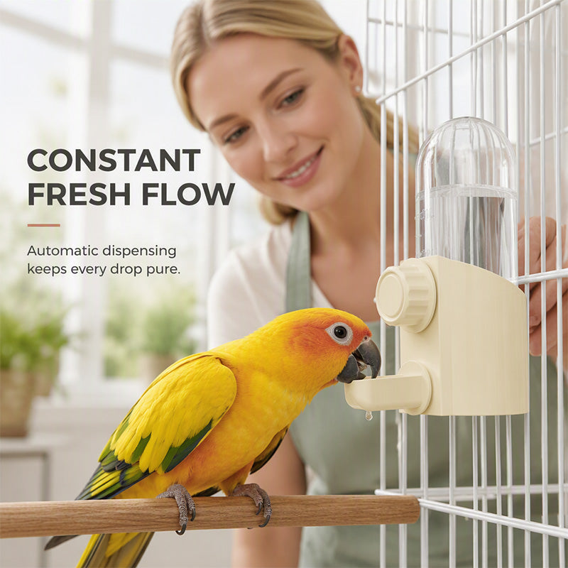 🐦 PROMO FLASH : 50% DE RÉDUCTION ! 💧 Distributeur d'Eau Automatique pour Oiseaux – 250 ml & Gravité – 3 Becs Modulables, Fixation Cage for Perruches & Petits Mammifères ✨