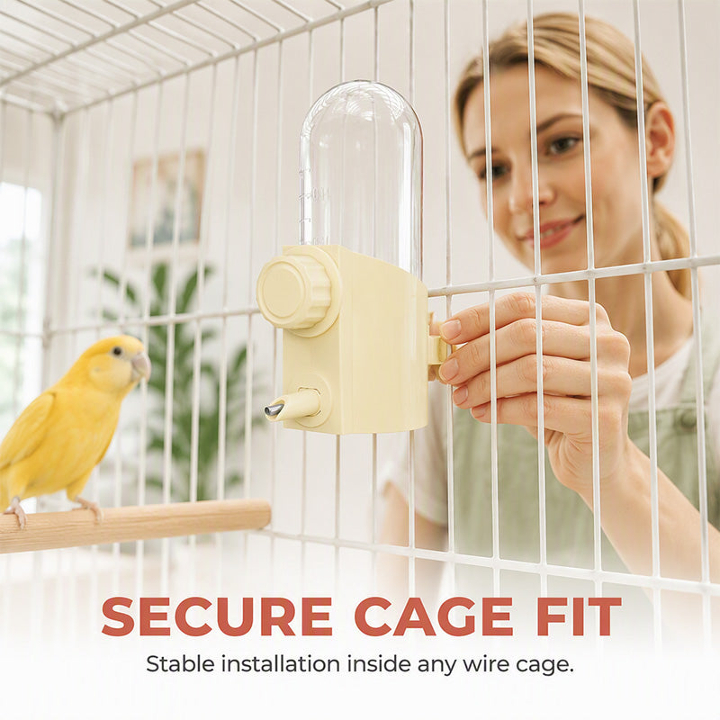 🐦 PROMO FLASH : 50% DE RÉDUCTION ! 💧 Distributeur d'Eau Automatique pour Oiseaux – 250 ml & Gravité – 3 Becs Modulables, Fixation Cage for Perruches & Petits Mammifères ✨