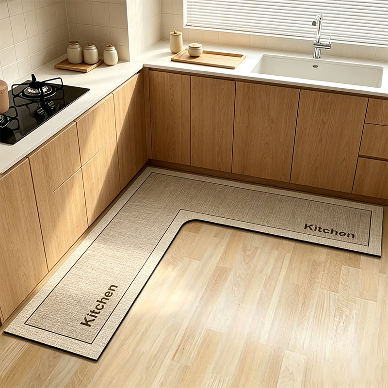 🎉2026 Sale Over 17,000 Sold! 🔥50% OFF! 🧊💧 Stop slipping on wet kitchen floors — this L-shaped mat absorbs water and oil fast, stays put, and cushions your feet while you cook. 🏠