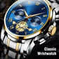⌚ PROMO FLASH : 50% DE RÉDUCTION ! ✨ Montre Homme Quartz Dodécagone de Luxe – Chronographe & Phase de Lune – Tourbillon Décoratif – Bracelet Acier Inoxydable 🎩